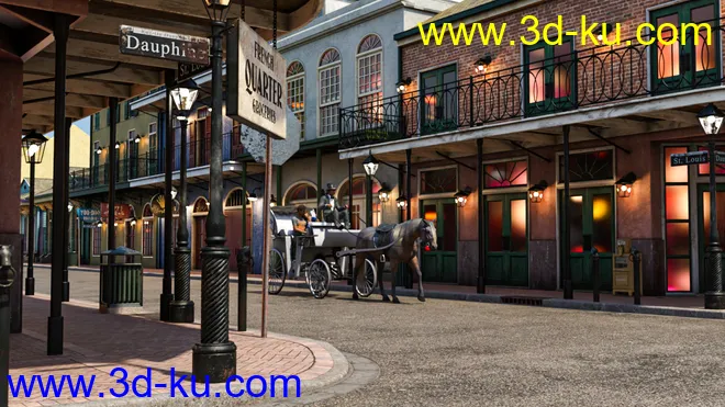 SW French Quarter - Grocer's Corner模型的图片5