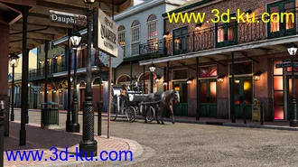 3D打印模型SW French Quarter - Grocer's Corner的图片
