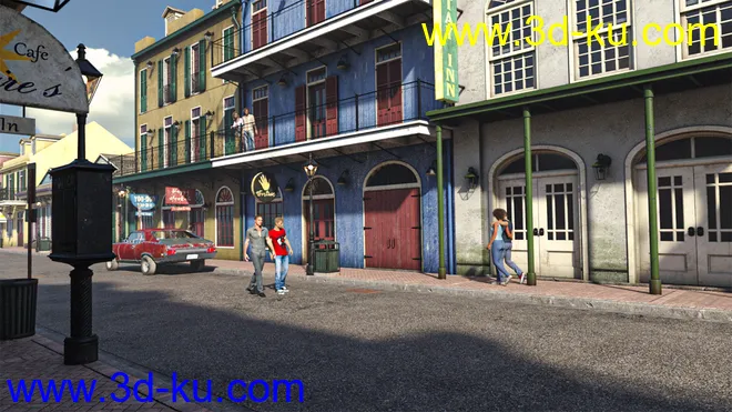 SW French Quarter - Grocer's Corner模型的图片6