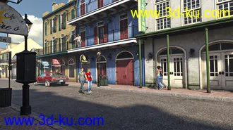 3D打印模型SW French Quarter - Grocer's Corner的图片