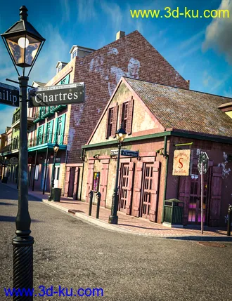 3D打印模型SW French Quarter - Seraphim's Corner的图片