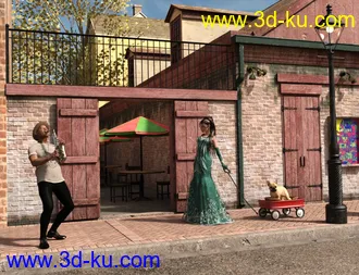 3D打印模型SW French Quarter - Seraphim's Corner的图片