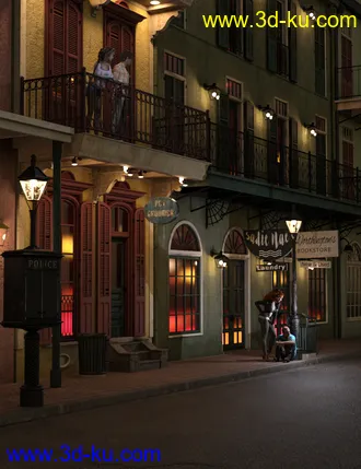 3D打印模型SW French Quarter - Seraphim's Corner的图片