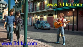 3D打印模型SW French Quarter - Seraphim's Corner的图片