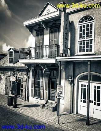 3D打印模型SW French Quarter - Seraphim's Corner的图片