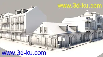 3D打印模型SW French Quarter - Seraphim's Corner的图片