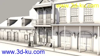 3D打印模型SW French Quarter - Seraphim's Corner的图片