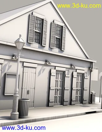 3D打印模型SW French Quarter - Seraphim's Corner的图片