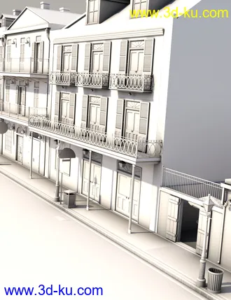 3D打印模型SW French Quarter - Seraphim's Corner的图片