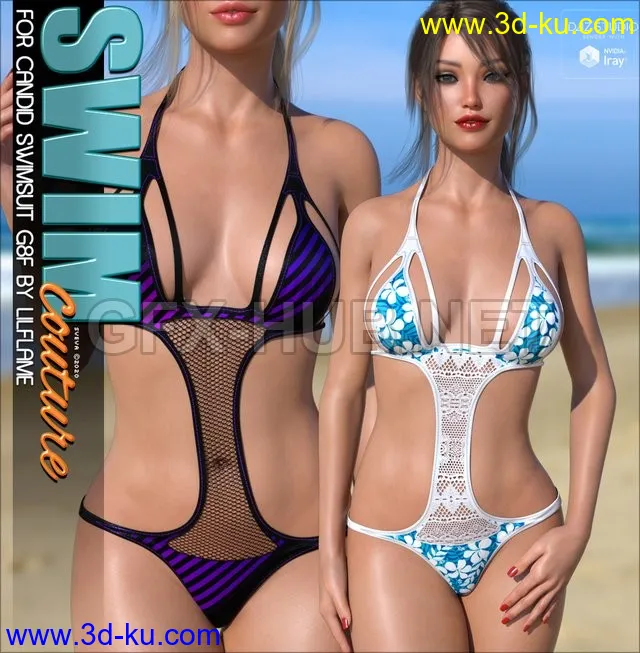 SWIM Couture for Candid Swimsuit G8F模型的图片1