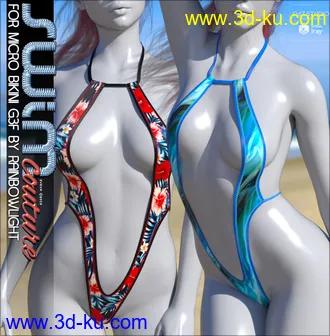 3D打印模型SWIM Couture for Micro Bikini G3F的图片