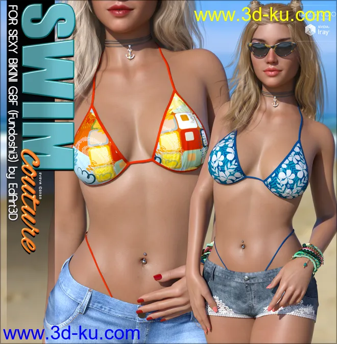 SWIM Couture for Sexy Bikini G8F模型的图片1