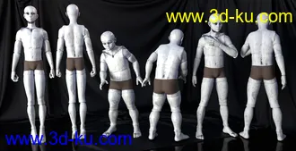 3D打印模型SY Cracked Creepy Dolls Genesis 8 and 8.1的图片