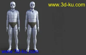 3D打印模型SY Cracked Creepy Dolls Genesis 8 and 8.1的图片