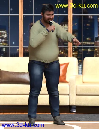 3D打印模型Talk Show Poses for Fred 8.1的图片
