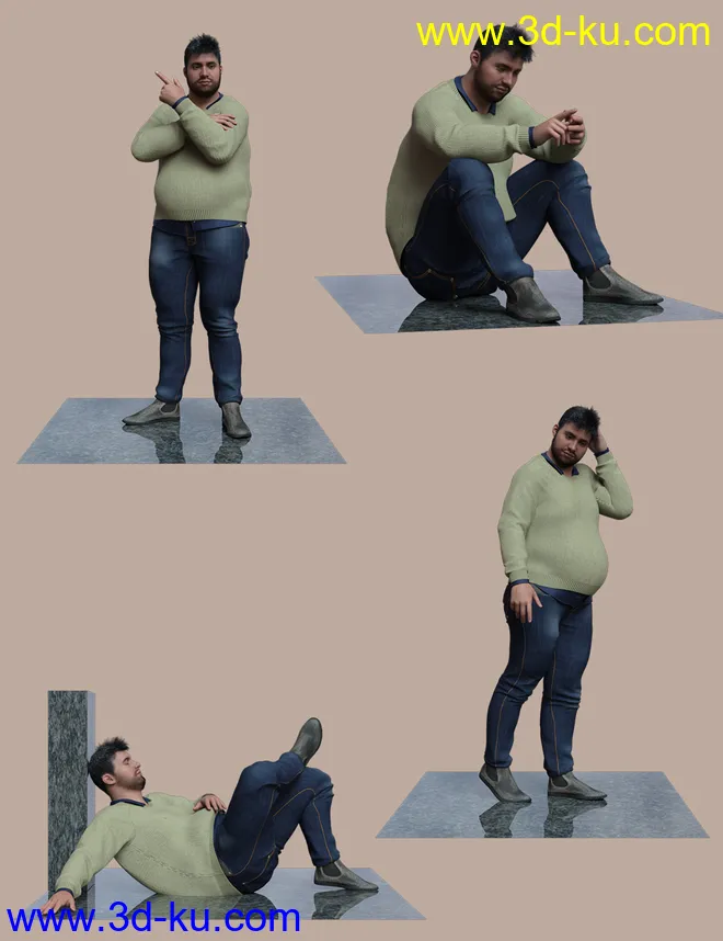 Talk Show Poses for Fred 8.1模型的图片8