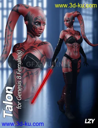 3D打印模型Talon for Genesis 8 Female的图片