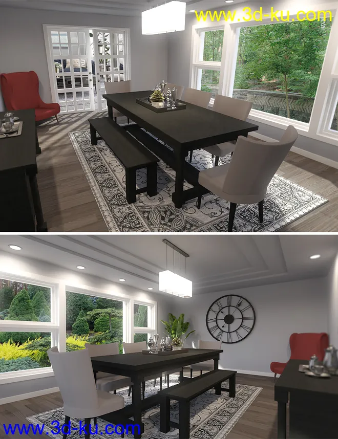 Tennessee Dining Room模型的图片1