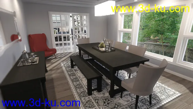Tennessee Dining Room模型的图片4
