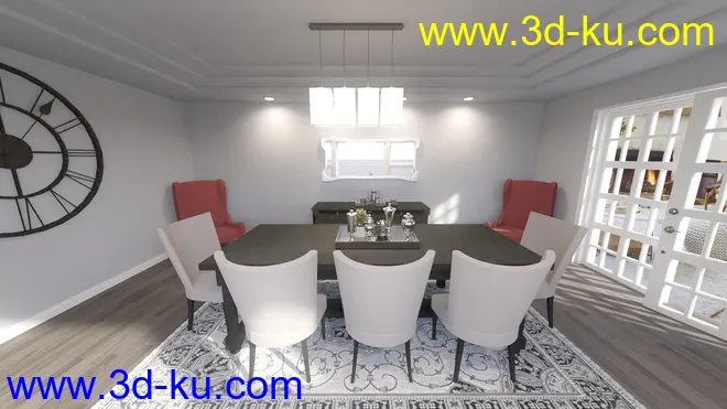 Tennessee Dining Room模型的图片5