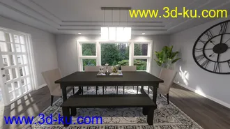 3D打印模型Tennessee Dining Room的图片