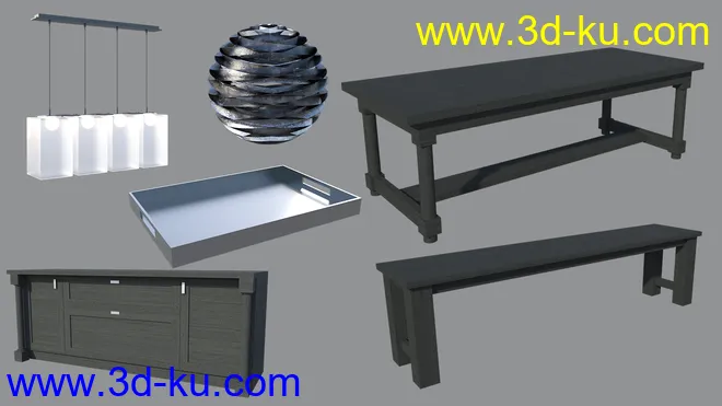 Tennessee Dining Room模型的图片7