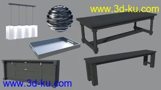 3D打印模型Tennessee Dining Room的图片