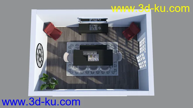 Tennessee Dining Room模型的图片10