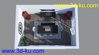 3D打印模型Tennessee Dining Room的图片