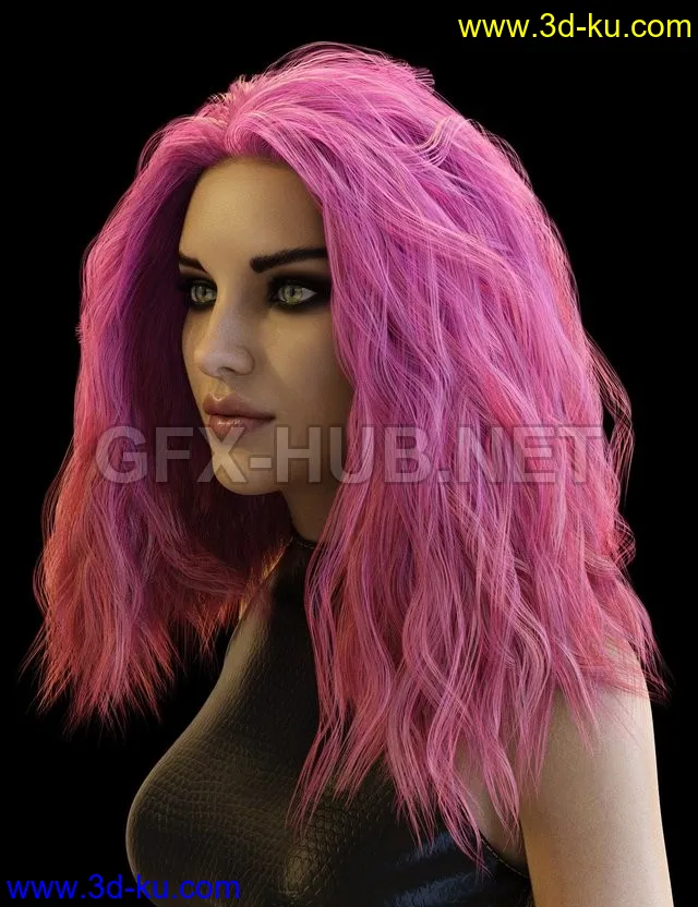 Texture Expansion for Biscuits Kit Hair模型的图片1