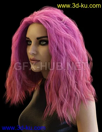 3D打印模型Texture Expansion for Biscuits Kit Hair的图片