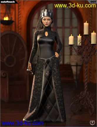 3D打印模型Texture Expansion for High Fantasy Dress and Medieval Headpieces的图片