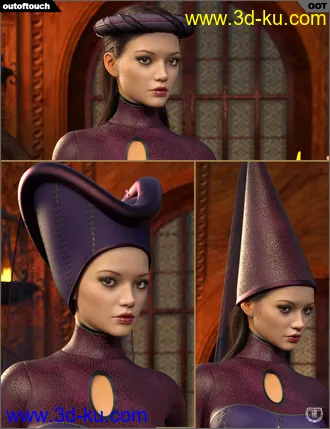 3D打印模型Texture Expansion for High Fantasy Dress and Medieval Headpieces的图片