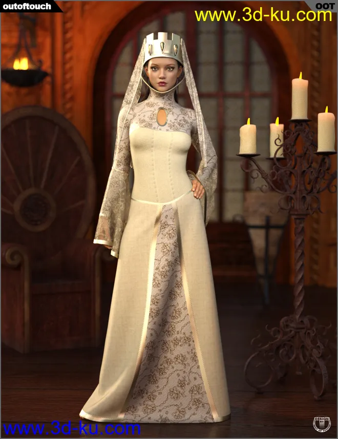 Texture Expansion for High Fantasy Dress and Medieval Headpieces模型的图片8