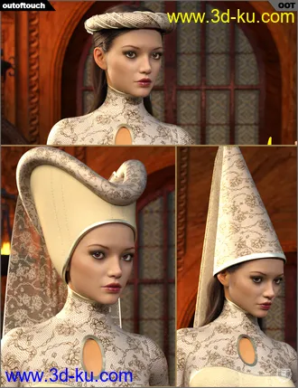 3D打印模型Texture Expansion for High Fantasy Dress and Medieval Headpieces的图片