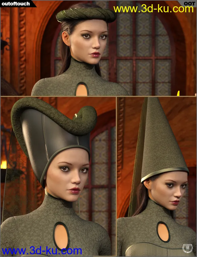 Texture Expansion for High Fantasy Dress and Medieval Headpieces模型的图片11