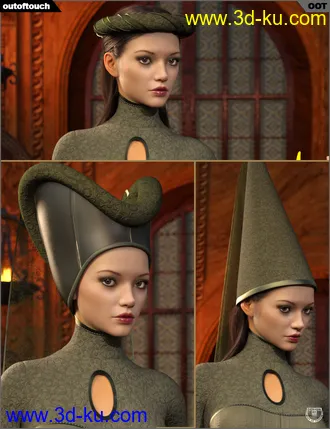 3D打印模型Texture Expansion for High Fantasy Dress and Medieval Headpieces的图片