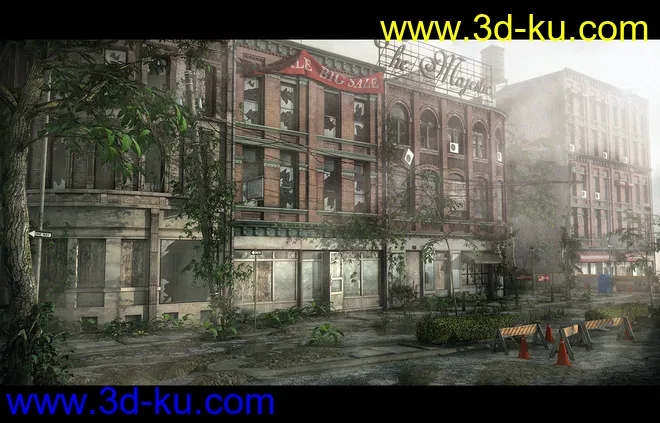 The Abandoned City 2模型的图片2