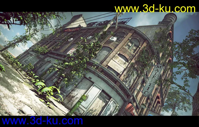 The Abandoned City 2模型的图片3