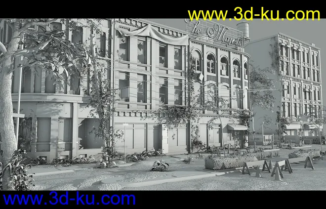 The Abandoned City 2模型的图片4