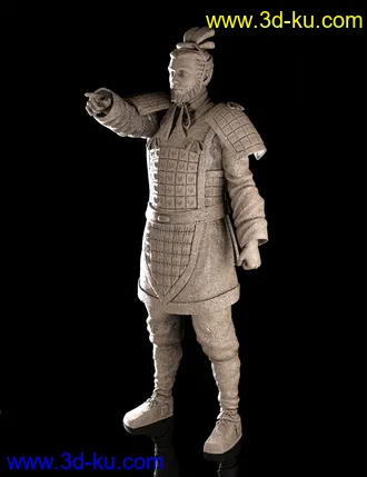 3D打印模型The Action General Terracotta Warrior for Genesis 8.1 Male and Michael 8.1的图片