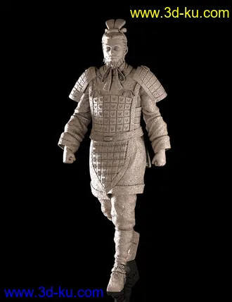 3D打印模型The Action General Terracotta Warrior for Genesis 8.1 Male and Michael 8.1的图片