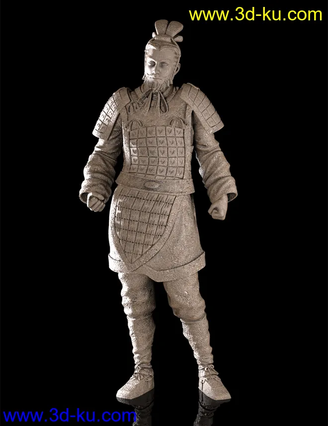 The Action General Terracotta Warrior for Genesis 8.1 Male and Michael 8.1模型的图片5