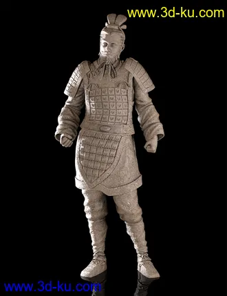 3D打印模型The Action General Terracotta Warrior for Genesis 8.1 Male and Michael 8.1的图片