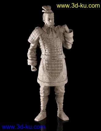 3D打印模型The Action General Terracotta Warrior for Genesis 8.1 Male and Michael 8.1的图片