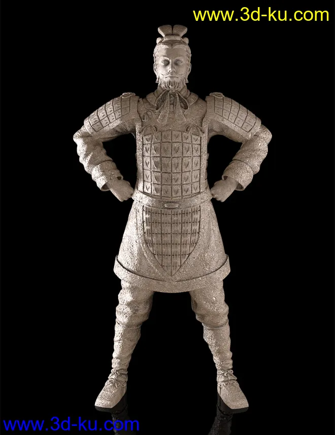 The Action General Terracotta Warrior for Genesis 8.1 Male and Michael 8.1模型的图片7
