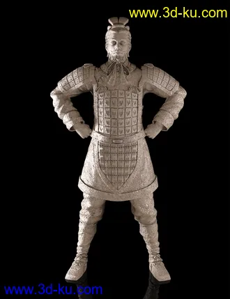 3D打印模型The Action General Terracotta Warrior for Genesis 8.1 Male and Michael 8.1的图片