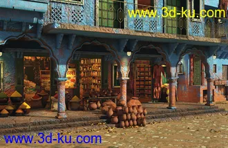 3D打印模型The Blue City Kit的图片