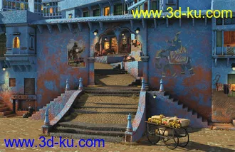 3D打印模型The Blue City Kit的图片