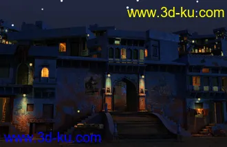 3D打印模型The Blue City Kit的图片